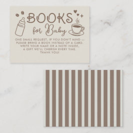 Espresso Coffee Books For Baby Request Begleitkarte