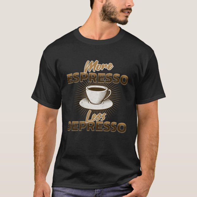 Espresso Coffee  Cup of Coffee Barista T-Shirt (Vorderseite)