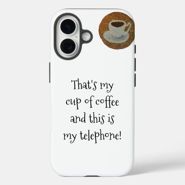 Espresso Coffee iPhone Case (Rückseite)