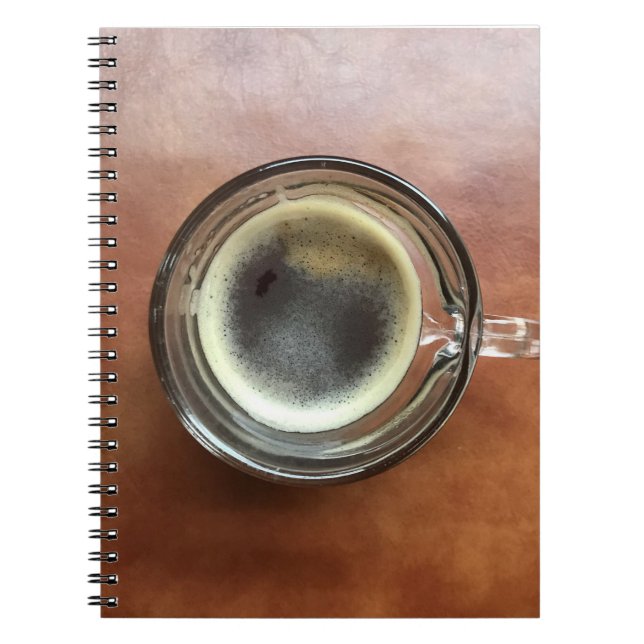 Espresso Coffee-Notebook Notizblock (Vorderseite)