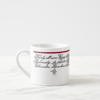 Espresso Cup - A Quote of Lincoln Espressotasse