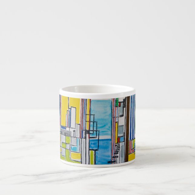 Espresso Cup "A View in Rio I" Espressotasse (Vorderseite)