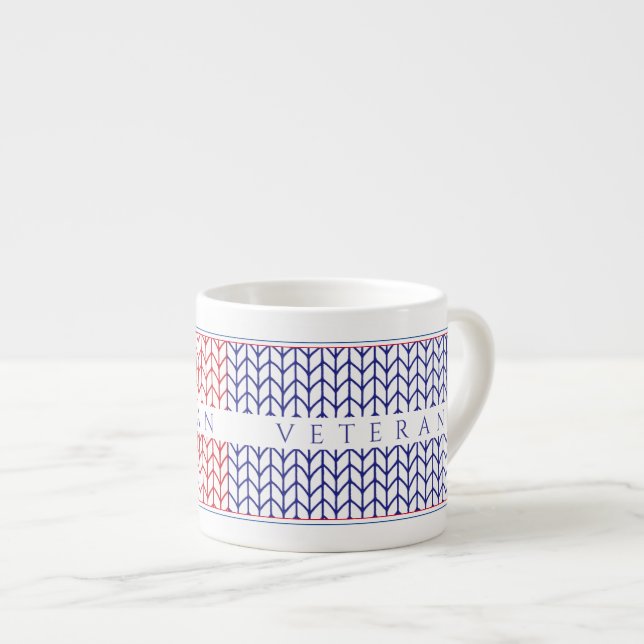 Espresso Cup "AMERIKAN VETERAN" Espressotasse (Vorderseite Rechts)