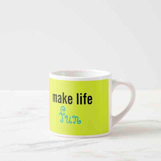 Espresso Cup für Leben Espressotasse (Rechts)