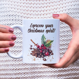 Espresso Dein Weihnachtsgeist Kaffeetasse