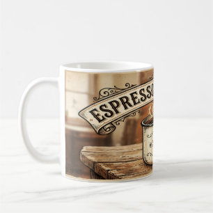 Espresso Dich Selbst - Lustiger Vintage-Kaffeewitz Kaffeetasse
