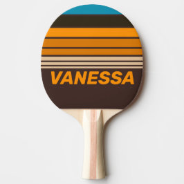 Espresso Drift Horizon Streifen mit Namen Tischtennis Schläger