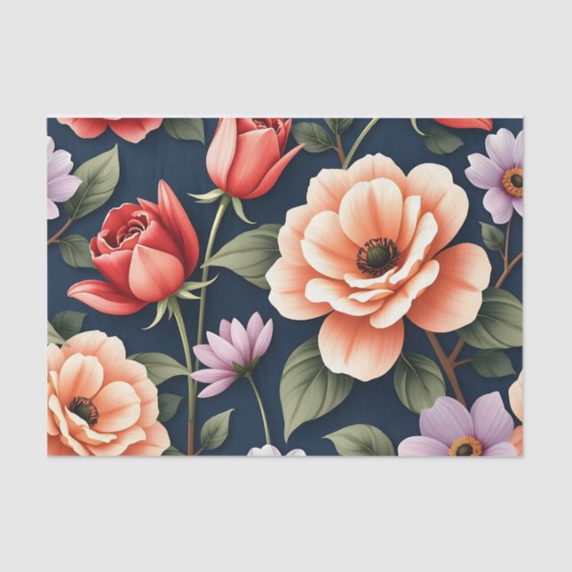 Espresso Elegance: Perfekte Kaffeepause Seidenpapier (Vorderseite)