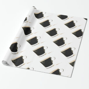 Espresso-Himmels-Packpapier Geschenkpapier