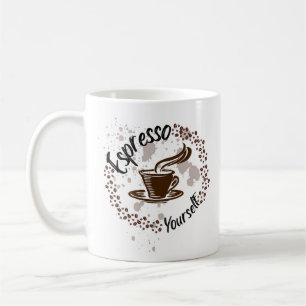 Espresso Ihr Kaffee - Zitat zur Mama Kaffeetasse