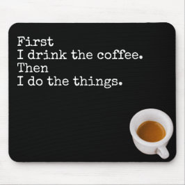 Espresso in einer Schale - mousepad