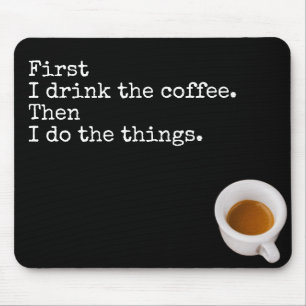 Espresso in einer Schale - mousepad