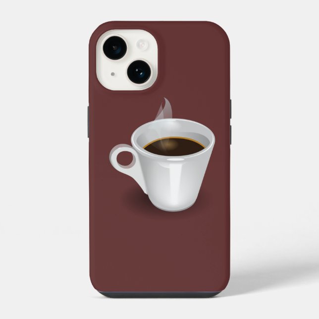 Espresso iPhone Hülle (Rückseite)