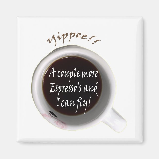 Espresso Jitters Magnet (Vorne)