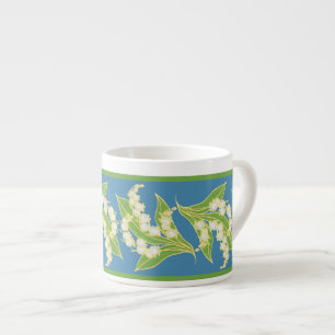Espresso-Kaffeetasse: Maiglöckchen, Blau Espressotasse