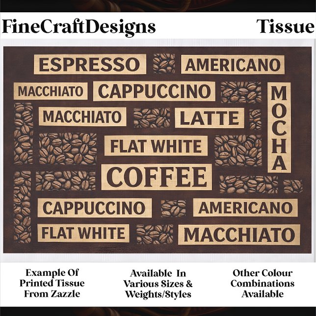 Espresso Latte Cappuccino Collage FC7 Découpage Seidenpapier (Von Creator hochgeladen)