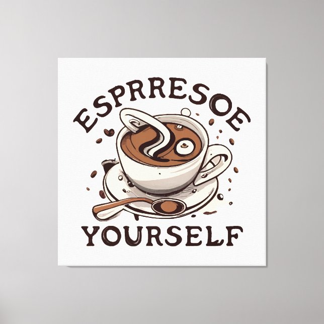 Espresso Leinwanddruck (Vorderseite)