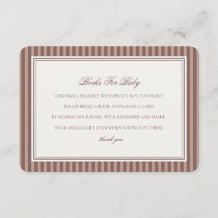 Espresso Martini Baby Brau Bücher Für Baby Shower Begleitkarte