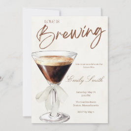Espresso Martini Brautparty-Einladung  Einladung