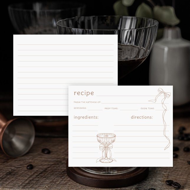 Espresso martini Bridal-Rezept von Hand gezeichnet (Von Creator hochgeladen)