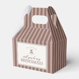 Espresso Martini Bridesmaid Proposal Box Geschenkschachtel