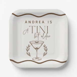 Espresso   Martini   Cocktail Geburtstag Pappteller