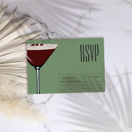 Espresso Martini Cocktail Party UAWG RSVP Karte
