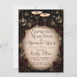 Espresso Martini Cocktail Soiree Einladung