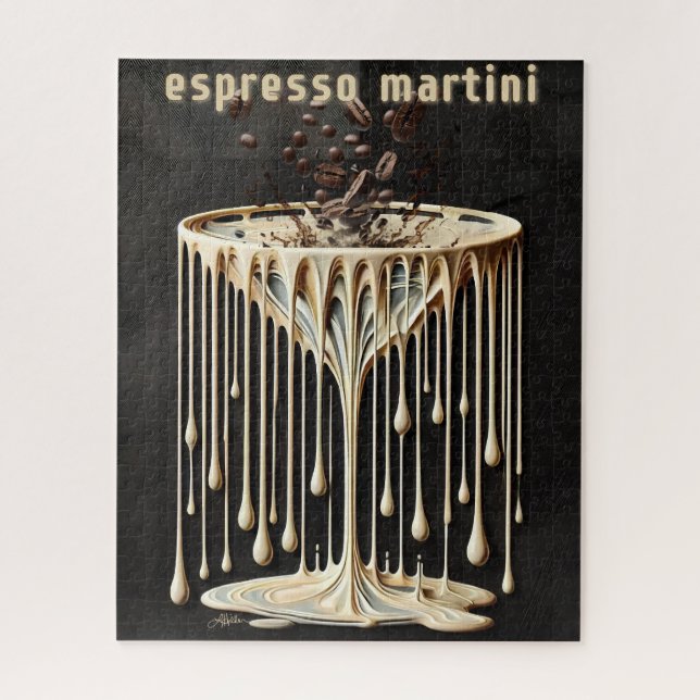 Espresso-Martini-Cocktailstunde Puzzle (Vertikal)