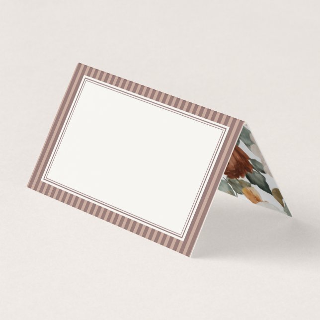 Espresso Martini Coffee Theme Place Cards (Vorderseite)