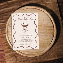 Espresso Martini Handgezeichnetes Brautparty Einladung