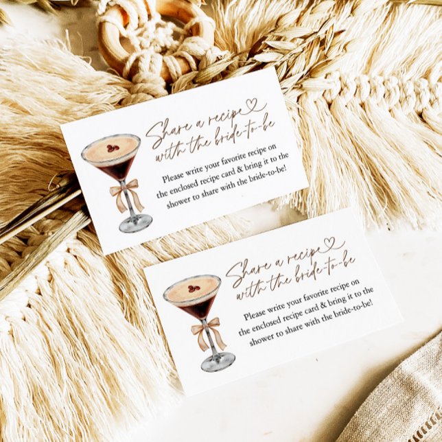 Espresso Martini Liebe beantragt Rezepte Begleitkarte (Von Creator hochgeladen)