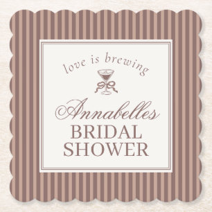 Espresso Martini Liebe Brautparty Kaffeezubereitun Untersetzer