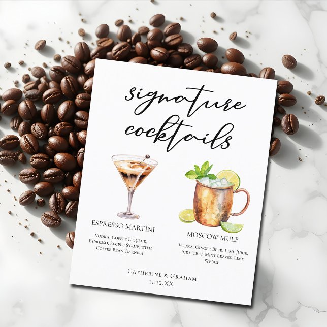 Espresso Martini Moskauer Mule Cocktail Hochzeitsm (Von Creator hochgeladen)