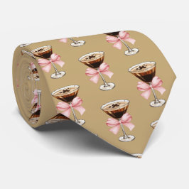 Espresso Martini Pattern Krawatte