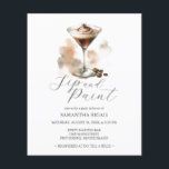 Espresso Martini Sip & Paint Flyer<br><div class="desc">Hosten Sie ein Espresso martini Party oder Schluck und Farbe auf Zuhause? Set den Ton mit diesem schicken Schluck und Farbe Flyer mit einem Aquarellglas. Diese bearbeitbaren Vorlagen eignen sich ideal für Party-Ideen oder kleine Unternehmen und machen es einfach, sich mit Ihren Veranstaltungsdetails abzustimmen - ob Sie nun eine stilvolle...</div>