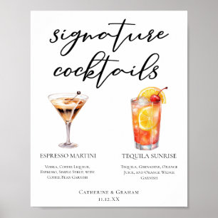 Espresso Martini Tequila Poster