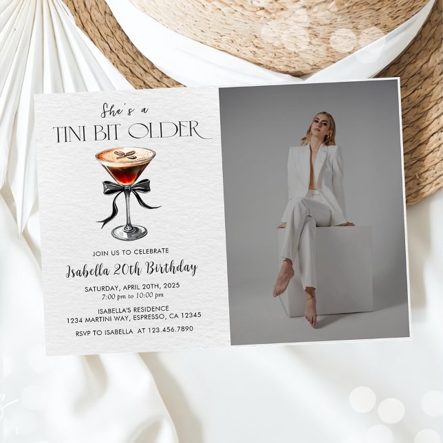 Espresso Martini Tini Bit Älteres Foto Einladung (Von Creator hochgeladen)