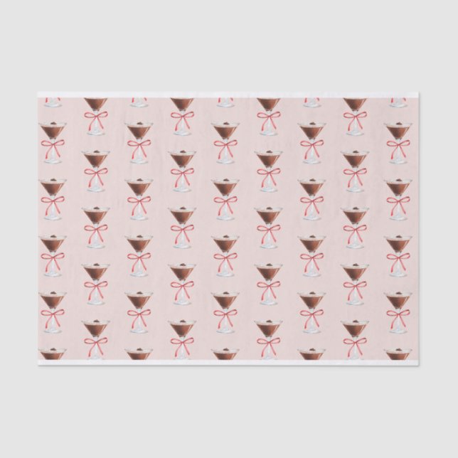 Espresso Martini Tissue-Papier Seidenpapier (Vorderseite)