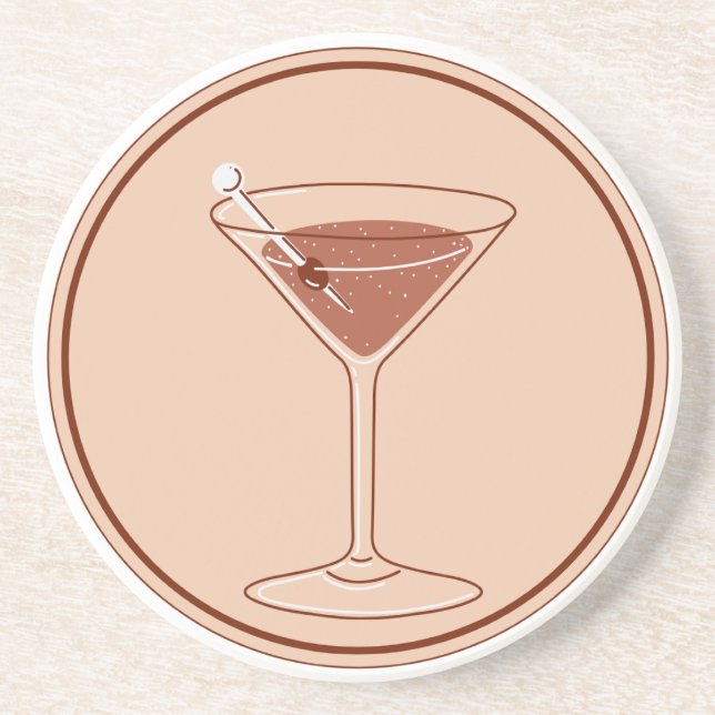Espresso Martini Untersetzer (Vorne)