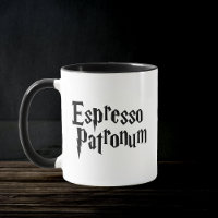 Espresso Patronum Funny Pun Trendy Zitat