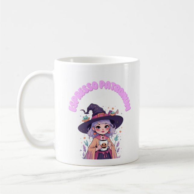 Espresso Patronum Witch Mug – Cozy Pastel Witch 11 Kaffeetasse (Links)