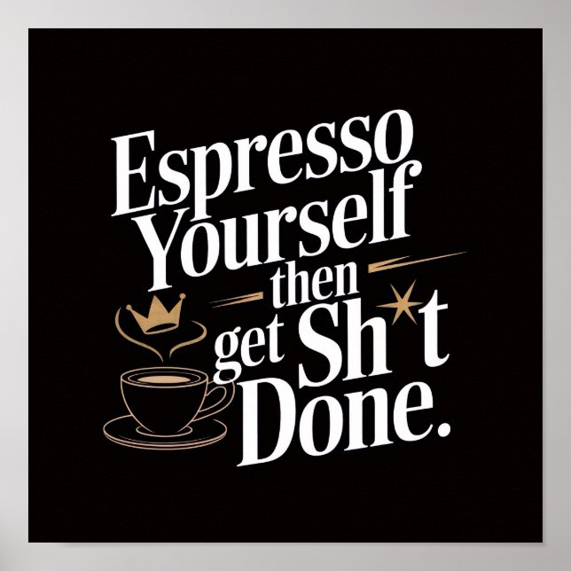 Espresso Poster (Vorne)