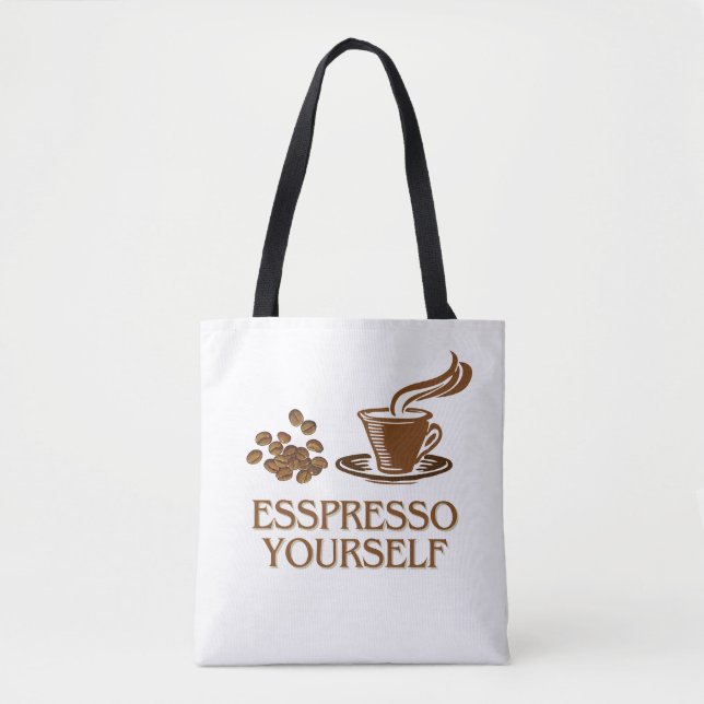 Espresso selbst Coffee Cup Design (Vorderseite)