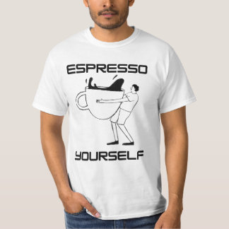 ESPRESSO SELBST - Funny Coffee Lover T - Shirt