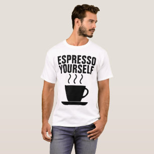 ESPRESSO SELBST, Funny Coffee T - Shirt