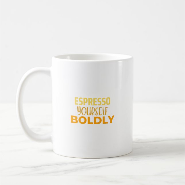 Espresso selbst mutig kaffeetasse (Links)