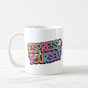 Espresso Sie selbst Coffee Lover Fun Design Kaffeetasse