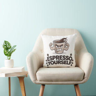 Espresso Sie selbst - Funny Coffee Lover Design Kissen