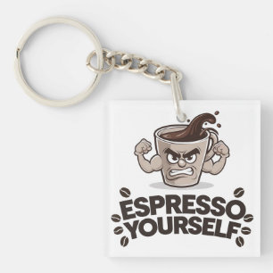 Espresso Sie selbst - Funny Coffee Lover Design Schlüsselanhänger